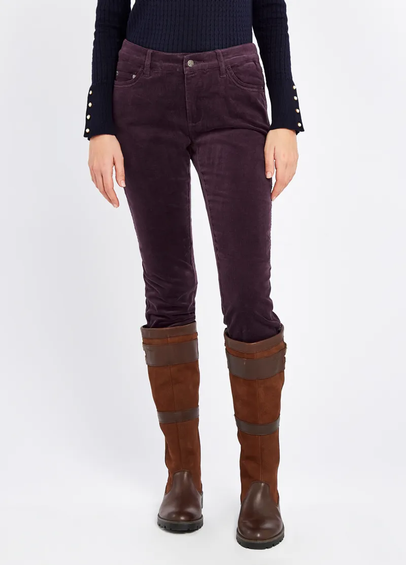 Dubarry Honeysuckle Cord Trouser - Plum